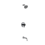 DISCONTINUED Shower Kit 4744 - Chrome/Black | Model Number: KIT4744MMRD+CBK-SPEX