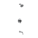 DISCONTINUED Shower Kit 4744 - Chrome/Black | Model Number: KIT4744MMRDJCBK