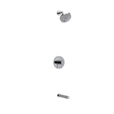 Riu Type T/P (Thermostatic/Pressure Balance) 1/2 Inch Coaxial 2-Way No Share With Shower Head And Tub Spout - Chrome | Model Number: KIT4744RUTMC-SPEX - Product Knockout