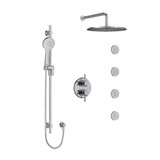 Momenti Shower Kit 483 - Chrome with Lever Handles | Model Number: KIT483MMRDLC - Product Knockout