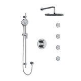 Pallace Shower Kit 483 - Chrome with Cross Handles | Model Number: KIT483PATM+C - Product Knockout