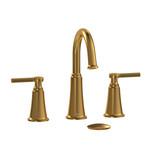 DISCONTINUED Momenti™ Widespread Lavatory Faucet With C-Spout - Brushed Gold | Model Number: MMRD08LBG-05