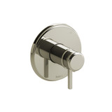 Momenti 3-Way Type T/P (Thermostatic/Pressure Balance) Coaxial Complete Valve - Polished Nickel with Lever Handles | Model Number: MMRD45LPN-EX - Product Knockout