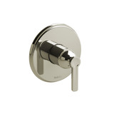 Momenti Type P (Pressure Balance) Complete Valve - Polished Nickel with J-Shaped Handles | Model Number: MMRD51JPN-EX - Product Knockout