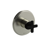 DISCONTINUED Type P (pressure balance) complete valve - Brushed Nickel/Black | Model Number: MMRD51XBNBK-SPEX