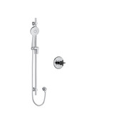 DISCONTINUED Type P (pressure balance) shower - Chrome/Black | Model Number: MMRD54+CBK-SPEX