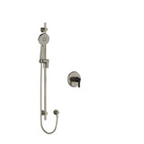 DISCONTINUED Type P (pressure balance) shower - Brushed Nickel/Black | Model Number: MMRD54JBNBK-EX