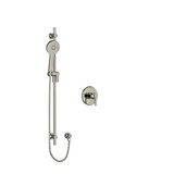 Momenti Type P (Pressure Balance) Shower - Polished Nickel with J-Shaped Handles | Model Number: MMRD54JPN-EX - Product Knockout