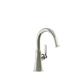 Momenti Single Hole Bathroom Faucet - Polished Nickel with J-Shaped Handles | Model Number: MMRDS00JPN - Product Knockout