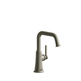 Momenti Single Hole Bathroom Faucet - Brushed Nickel with Lever Handles | Model Number: MMSQS00LBN - Product Knockout