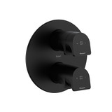 Ode 4-Way Type T/P (Thermostatic/Pressure Balance) 3/4 Inch Coaxial Complete Valve - Black | Model Number: OD83BK - Product Knockout