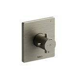 Pallace 3-Way Type T/P (Thermostatic/Pressure Balance) Coaxial Complete Valve PEX - Brushed Nickel with Cross Handles | Model Number: PATQ45+BN-SPEX - Product Knockout