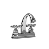 DISCONTINUED-Provence 4 Inch Center Set Lavatory Faucet  - Chrome with Cross Handles | Model Number: PR04+C - Product Knockout