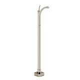 DISCONTINUED-Salomé Floor-Mount Bathroom Faucet - Polished Nickel | Model Number: SA14PN-10 - Product Knockout