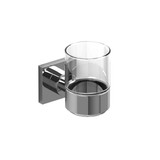 DISCONTINUED-TQ Glass Holder - Chrome | Model Number: TQ2C - Product Knockout