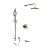 DISCONTINUED-Pallace Kit 1345 Trim  - Polished Nickel with Cross Handles | Model Number: TKIT1345PATM+PN - Product Knockout