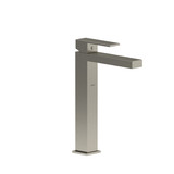 Kubik Single Handle Tall Bathroom Faucet - Brushed Nickel | Model Number: UL01BN-05 - Product Knockout