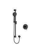 Edge Type P (Pressure Balance) Shower Kit With Expansion PEX Connection - Black | Model Number: EDTM54BK-EX - Product Knockout