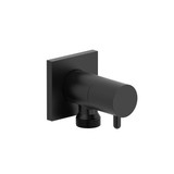 Handshower Outlet With Integrated Volume Control - Black | Model Number: 760BK