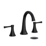 Edge™ Widespread Lavatory Faucet - Black | Model Number: ED08LBK