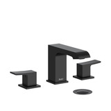 Zendo™ Widespread Lavatory Faucet - Black | Model Number: ZO08BK