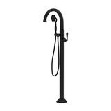 Palladian Single Hole Floor Mount Tub Filler Trim - Matte Black | Model Number: TPN06HF1LMMB - Product Knockout
