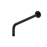 16" Reach Wall Mount Shower Arm - Black | Model Number: 564BK - Product Knockout