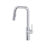 Lateral™ Pull-Down Kitchen Faucet With U-Spout - Chrome | Model Number: LTSQ201C