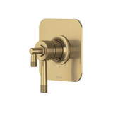 Graceline 1/2" Thermostatic & Pressure Balance Trim with 2 Functions (No Share) with Lever Handle - Antique Gold | Model Number: TMB44W1LMAG - Product Knockout