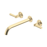 Modelle Wall Mount Tub Filler Trim With C-Spout - Antique Gold | Model Number: TMD06W3LMAG - Product Knockout