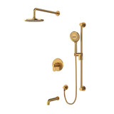 Shower Kit 1345 Trim - Brushed Gold | Model Number: TKIT1345AABG-CW