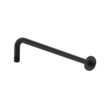 16" Wall Mount Shower Arm - Black | Model Number: 581BK