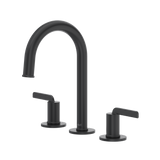 Authentica™ Widespread Lavatory Faucet With C-Spout - Black | Model Number: AURD08BK