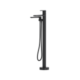 Ever Single Hole Pressure Balance Floor Mount Tub Filler Trim - Black | TEV38BK