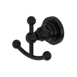 DISCONTINUED San Giovanni™ Double Robe Hook - Matte Black | Model Number: A1481LIMB