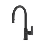 Arca™ Pull-Down Kitchen Faucet With Single Spray - Black | Model Number: AA101BK