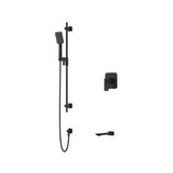 Shower Kit 1244 Trim - Black | Model Number: TKIT1244EQNBK