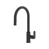 Arca™ Pull-Down Kitchen Faucet With C-Spout - Black | Model Number: AA201BK