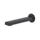 Manifesto™ Wall Mount Tub Spout - Black | Model Number: MF80BK