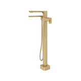 Equinox™ Thermostatic Single  Hole Floor Mount Tub Filler Trim - Satin Brass US4 | Model Number: TEQ39US4