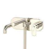 Arca™ Wall Mount Thermostatic/Pressure Balance Tub Filler Trim - Polished Nickel | Model Number: TAA21PN