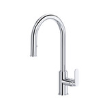 Arca™ Pull-Down Kitchen Faucet With C-Spout - Chrome | Model Number: AA201C