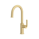 Authentica™ Bar/Food Prep Kitchen Faucet With C-Spout - Satin Brass US4 | Model Number: AU601US4
