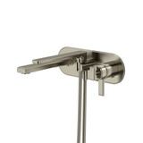 Manifesto™ Wall Mount Thermostatic/Pressure Balance Tub Filler Trim - Brushed Nickel | Model Number: TMF21BN