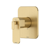 Equinox™ 1/2" Therm & Pressure Balance Trim With 2 Functions - Satin Brass US4 | Model Number: TEQ44NUS4