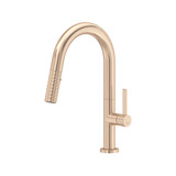 Tenerife™ Pull-Down Bar/Food Prep Kitchen Faucet - Vintage Gold | Model Number: TE65D1LMVG