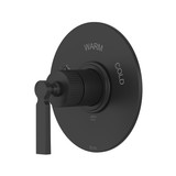 Apadana™ 3/4" Thermostatic Trim Without Volume Control - Matte Black | Model Number: TAD13W1LMMB
