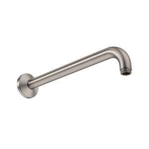 DISCONTINUED 12" Reach Wall Mount Shower Arm - Satin Nickel | Model Number: 1120/12STN