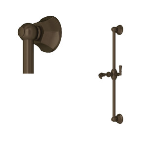 DISCONTINUÉ Rail de douche de 24 po - Tuscan Brass - Laiton toscan | Numéro de modèle: 1230TCB