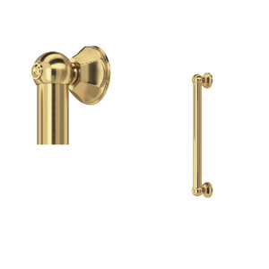18 Inch Palladian Decorative Grab Bar - Satin Unlacquered Brass | Model Number: 1277SUB - Product Knockout